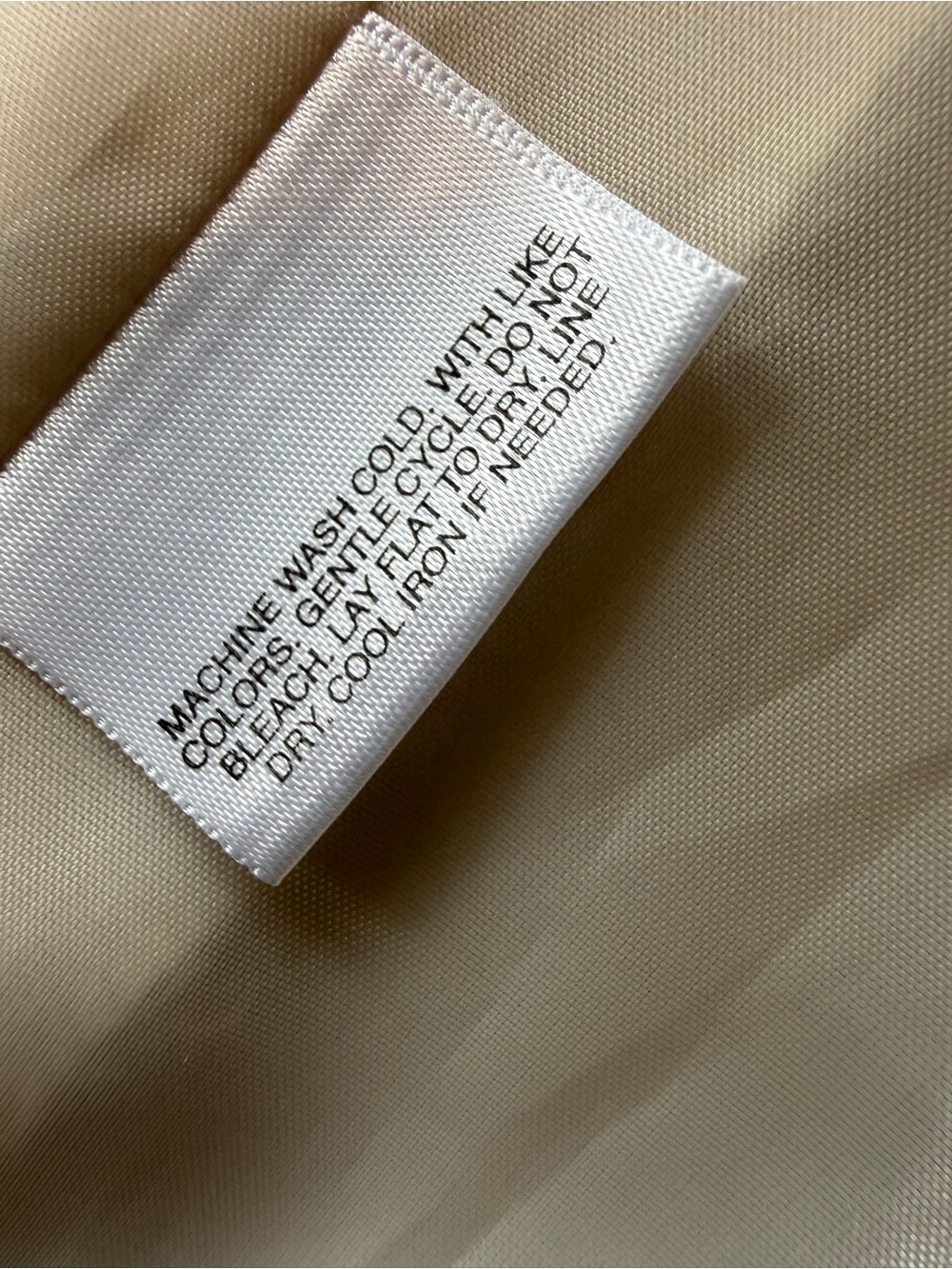 Cream Linen Blend Skirt Suit Set Blazer 14 Skirt 12 Classic Feminine Cut A Line - Picture 10 of 12